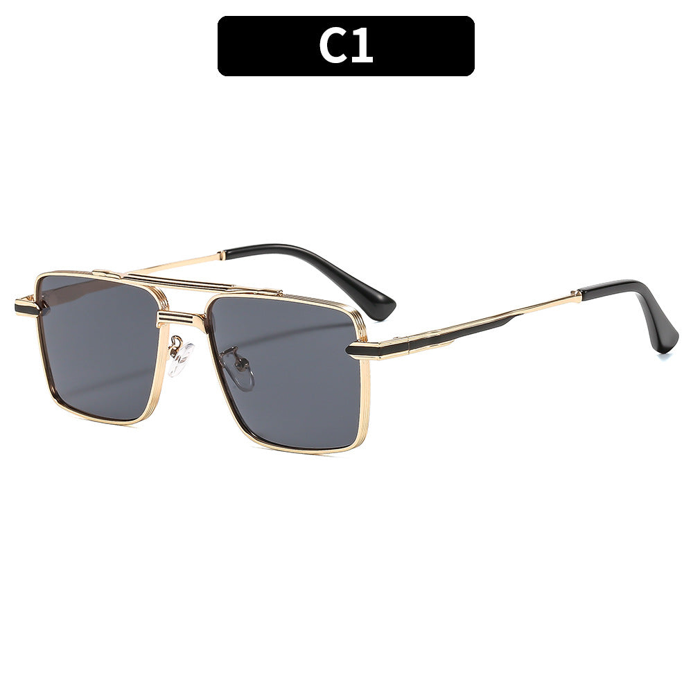 Moderne geometrische quadratische Sonnenbrille