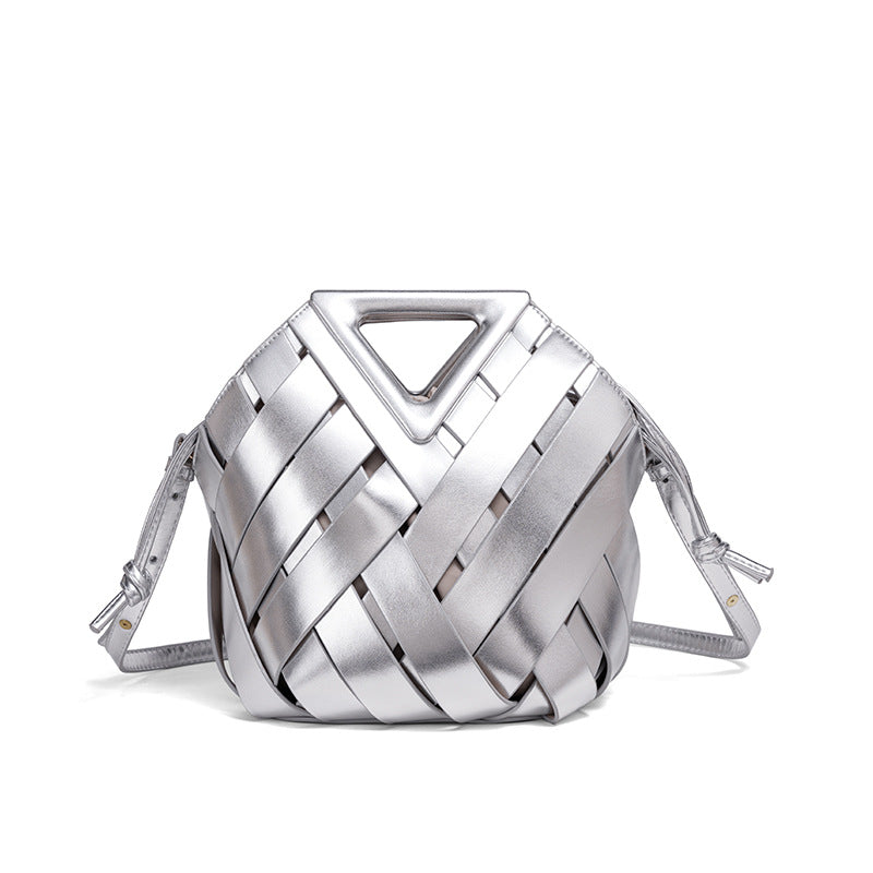 Handgefertigte Geflochtene Leder-Handtasche Brehn