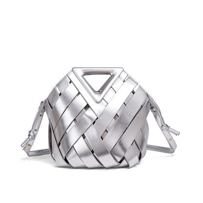 Handgefertigte Geflochtene Leder-Handtasche Brehn