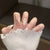 Handgemachtes dekoratives Press-On-Nagelset Brehn
