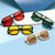 Klare Linse Quadratrahmen Sonnenbrille Brehn