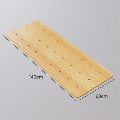 Große perforierte Bambusregalplatte mit belüftetem Lattendesign