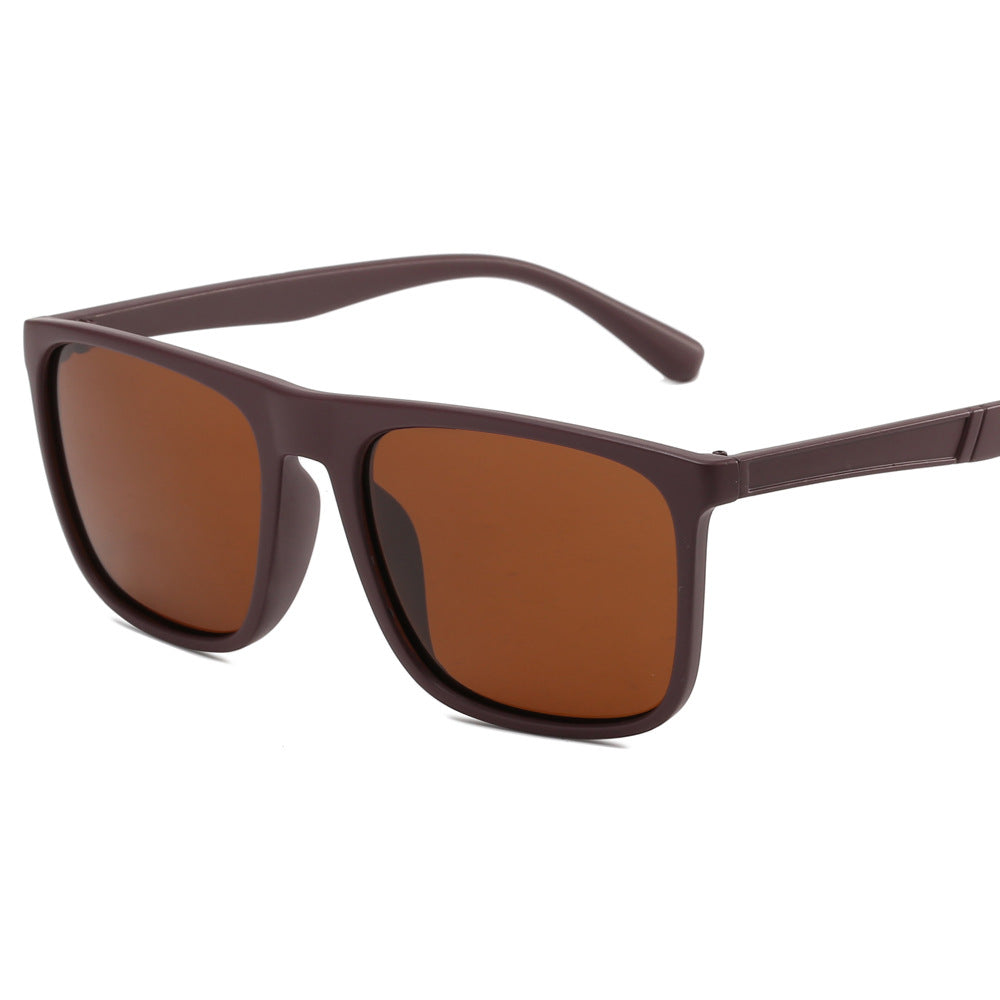 Damen moderne Sonnenbrille im minimalistischen Design Brehn