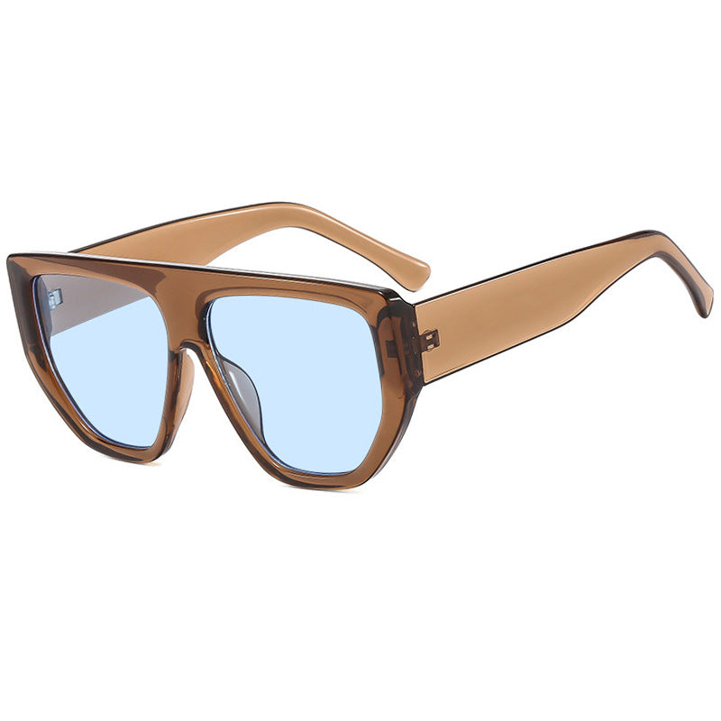 Damen modische Oversized-Sonnenbrille mit innovativem Rahmen Brehn