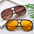 Damen Oversized Glamour-Sonnenbrille Brehn