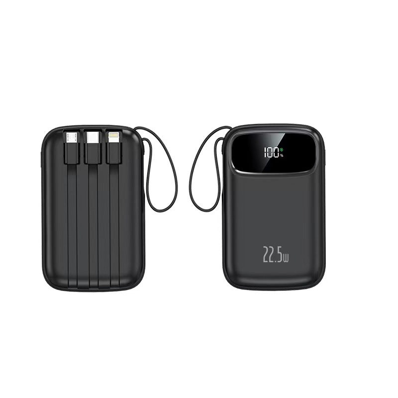 Tragbare Powerbank mit Integrierten Ladeanschlüssen Brehn