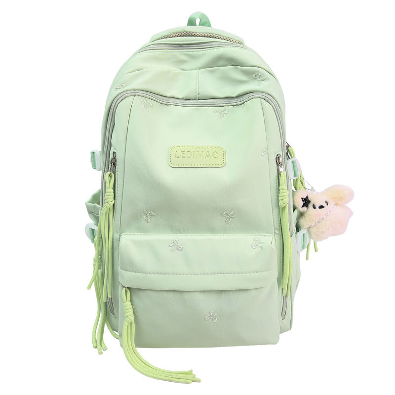 Lässiger bestickter Schulrucksack Brehn
