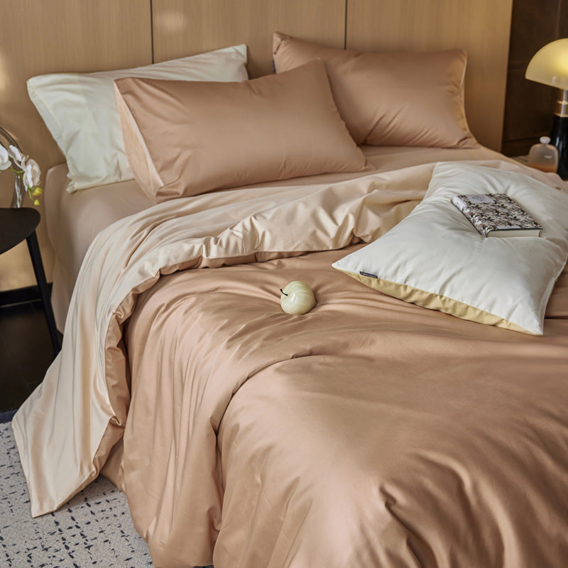 Luxuriöse Glatte Satin Bettwäsche Kollektion