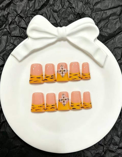 Künstlerisches Gradient Press-On Nail Set