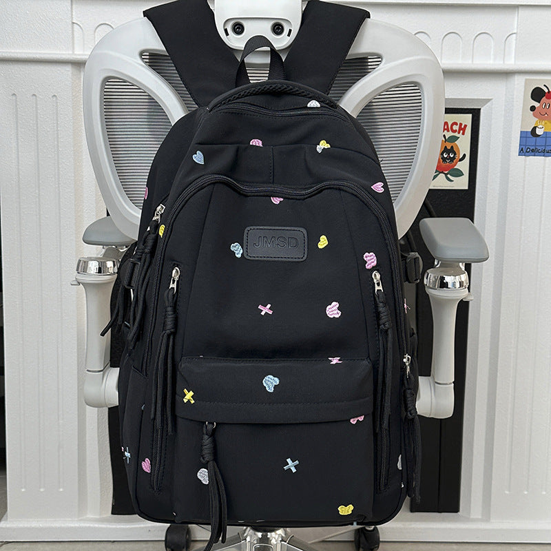 Adorable Bestickter Trendiger Schulrucksack