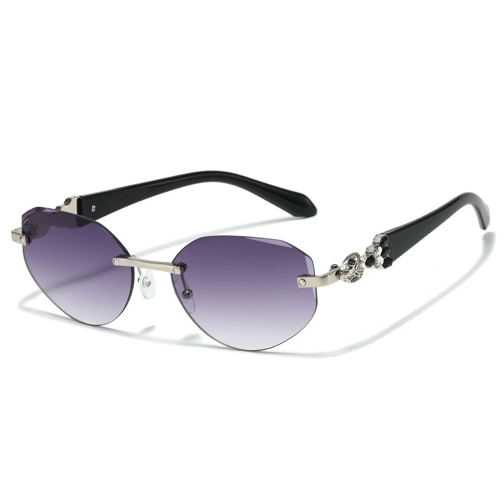 Dekorative Übergroße Schild-Sonnenbrille Brehn