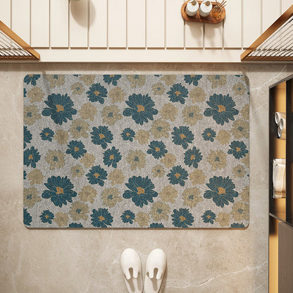Blumenmuster Eingangsmatte