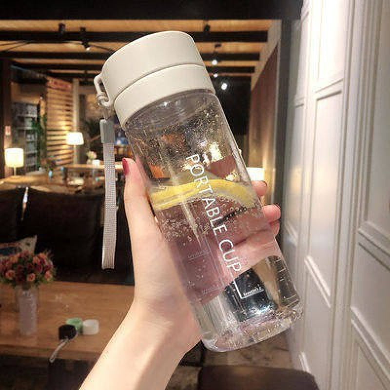 Damen stilvolle Glas-Trinkflasche Brehn