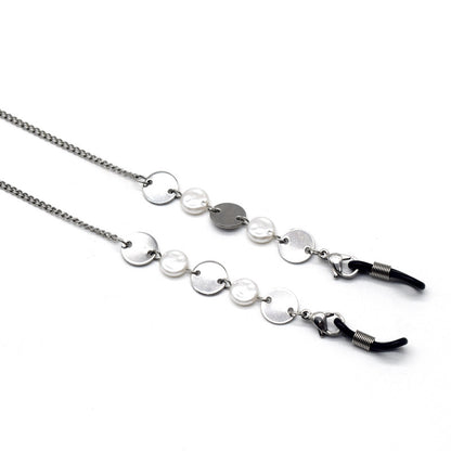 Eleganter Metallic Ketten-Brillenhalter Brehn