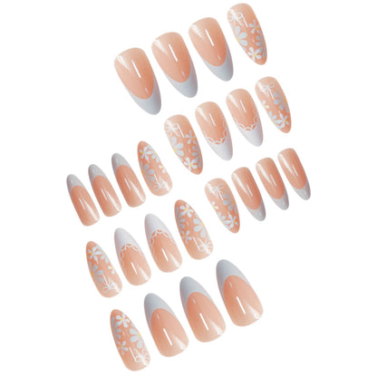 Blumenmuster Nagelkunst Set Brehn