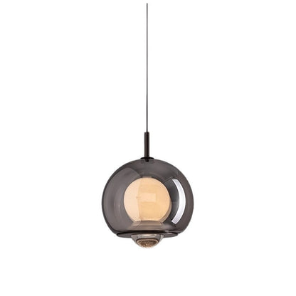 Moderne Glas Globus Pendelleuchte