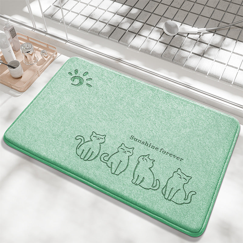 Verspieltes Bunny Design Badematte Brehn