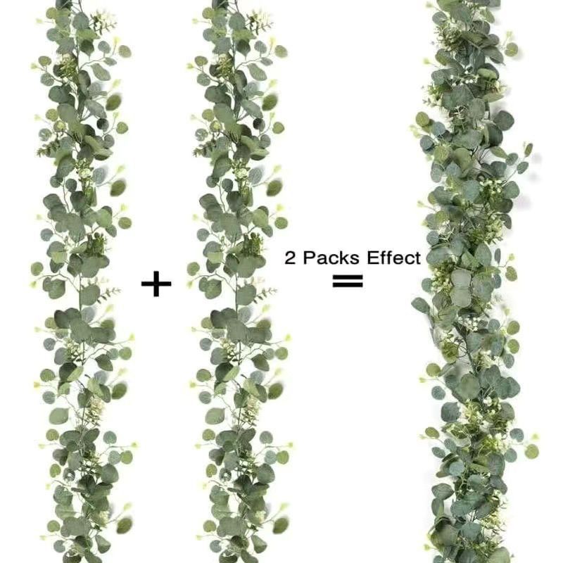 Künstliche Eukalyptus Blumen-Girlande