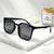 Damen vielseitige quadratische Sonnenbrille Brehn