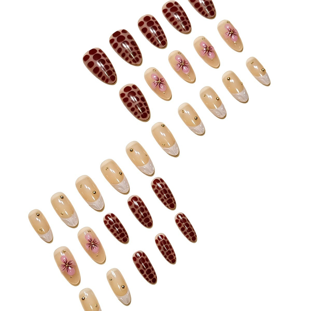 Floral Art Press-On Nail Tips Brehn
