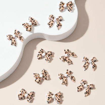 Dekorative Leopardenmuster Nagel Kunst Charms