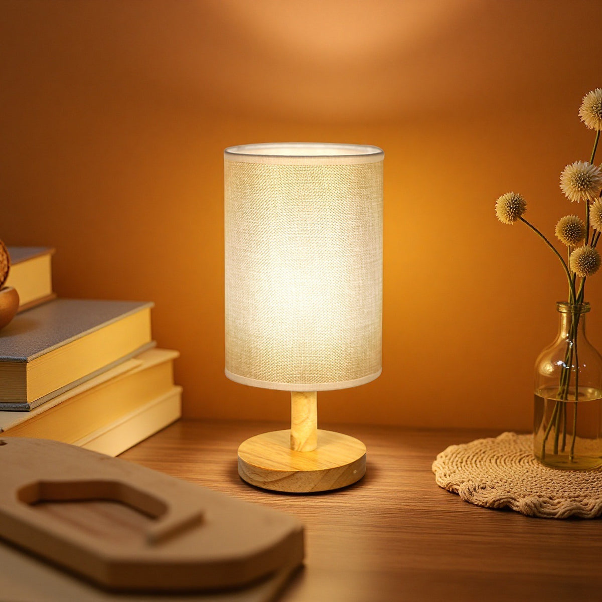 Florales Muster Tischlampe