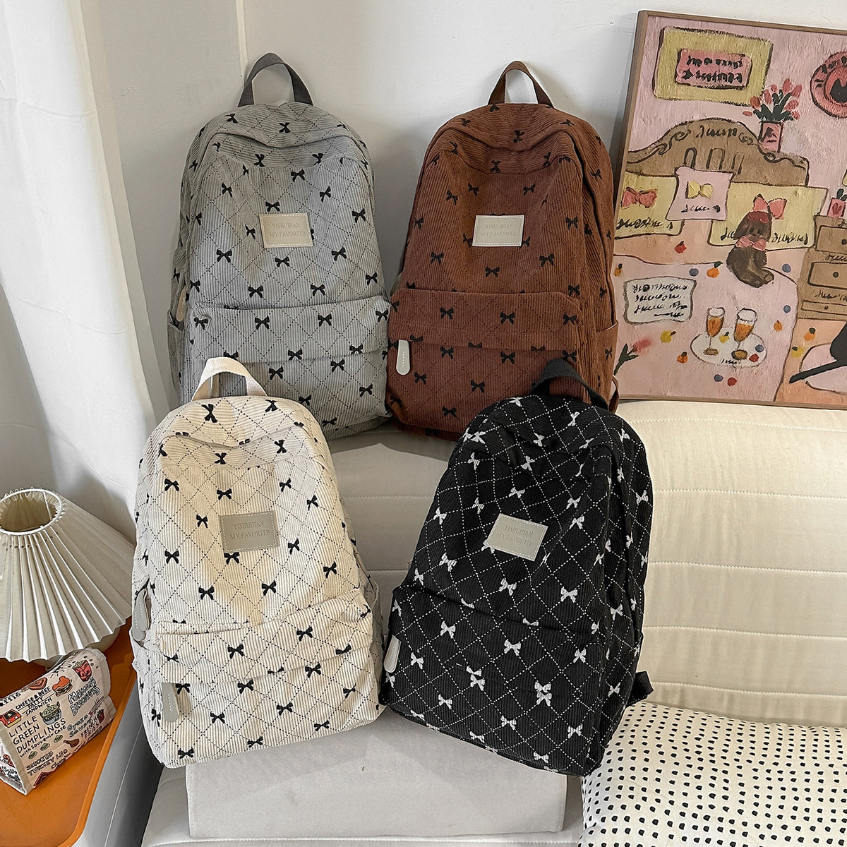 Stylische Dekorative Gemusterte Rucksack Brehn