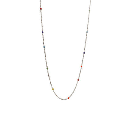 Zarte Mehrfarbige Perlenkette Armband Brehn