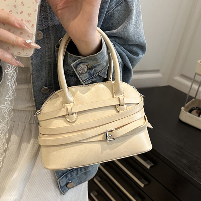 Strukturierte Mini-Handtasche