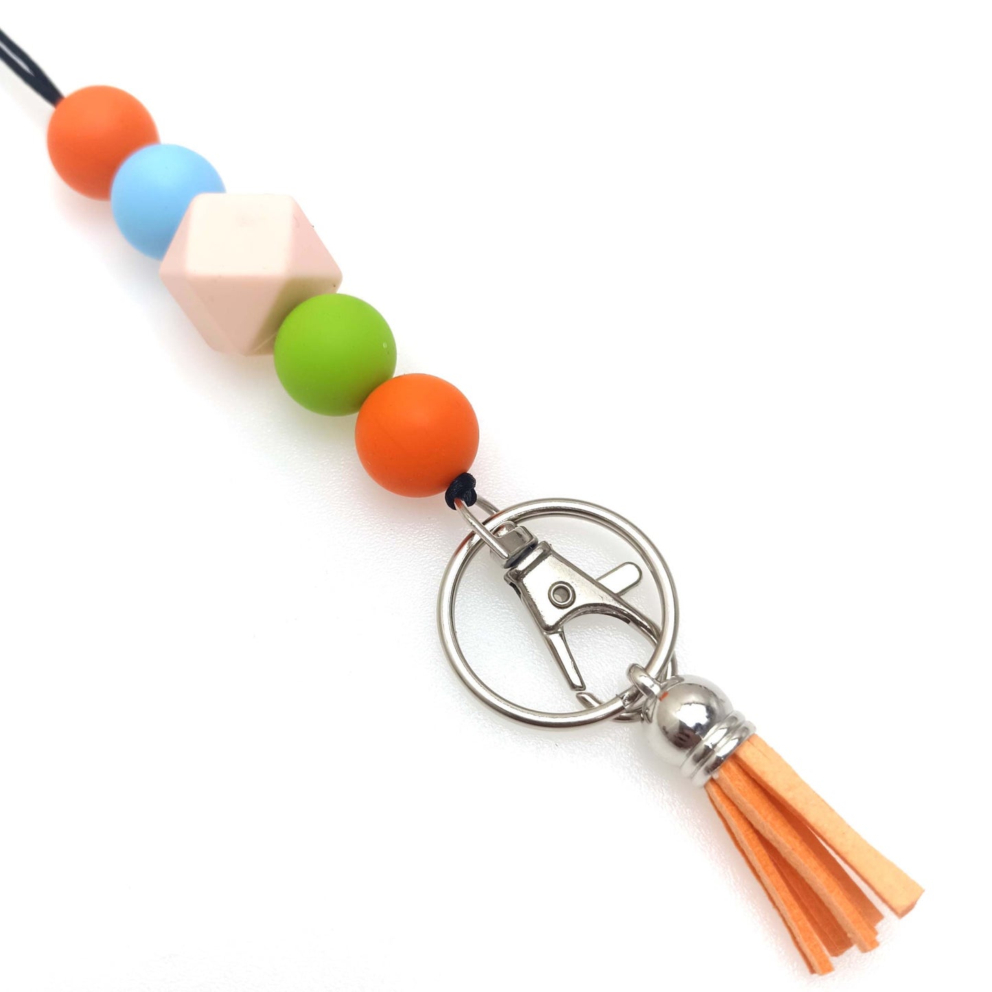 Farbenfrohe Perlen Schlüsselanhänger Halter Brehn