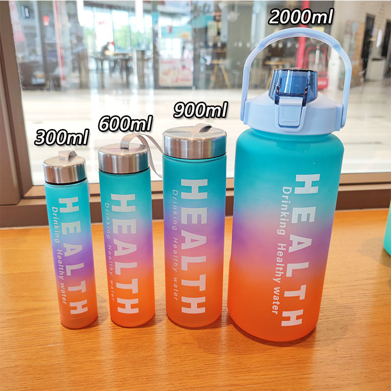 Damen isolierte Sporttrinkflasche mit ergonomischem Griff und auslaufsicherem Deckel Brehn