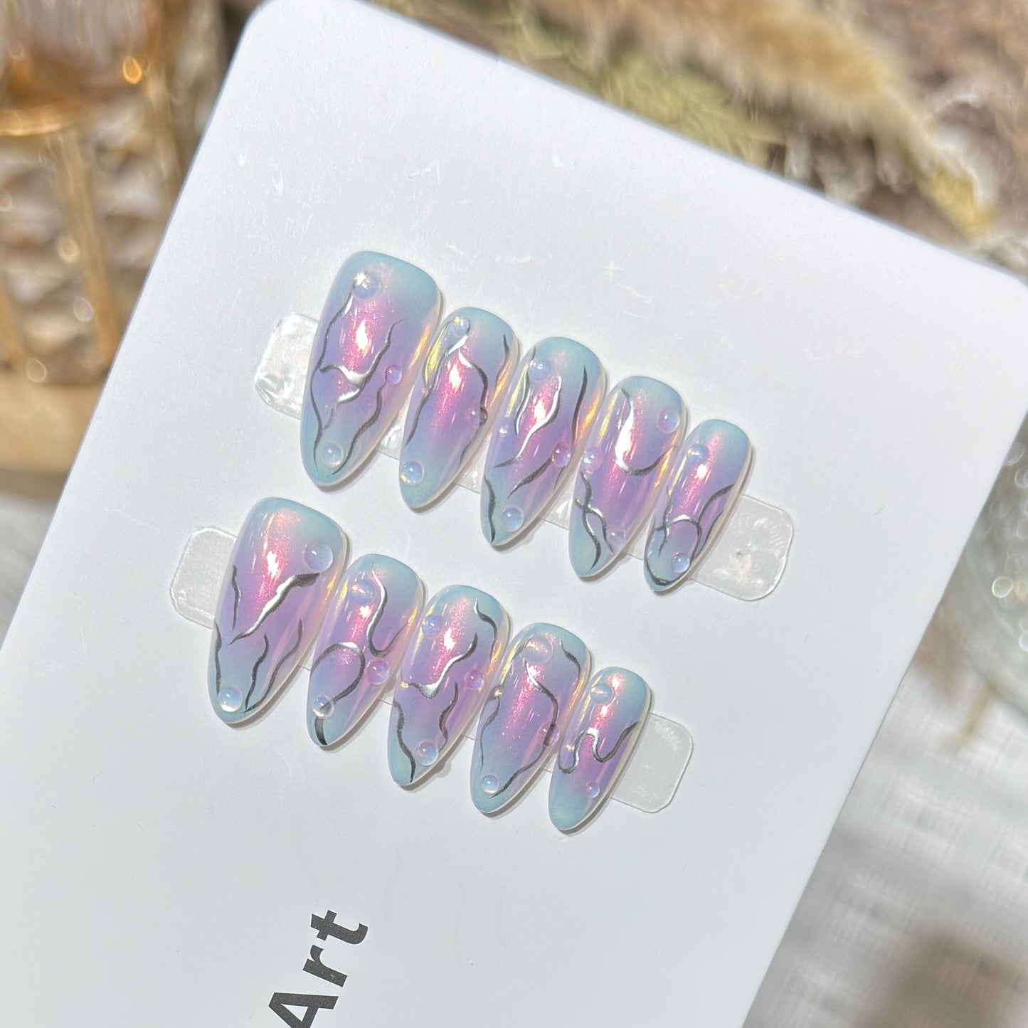 Iridescent Press-On Nagelset Brehn