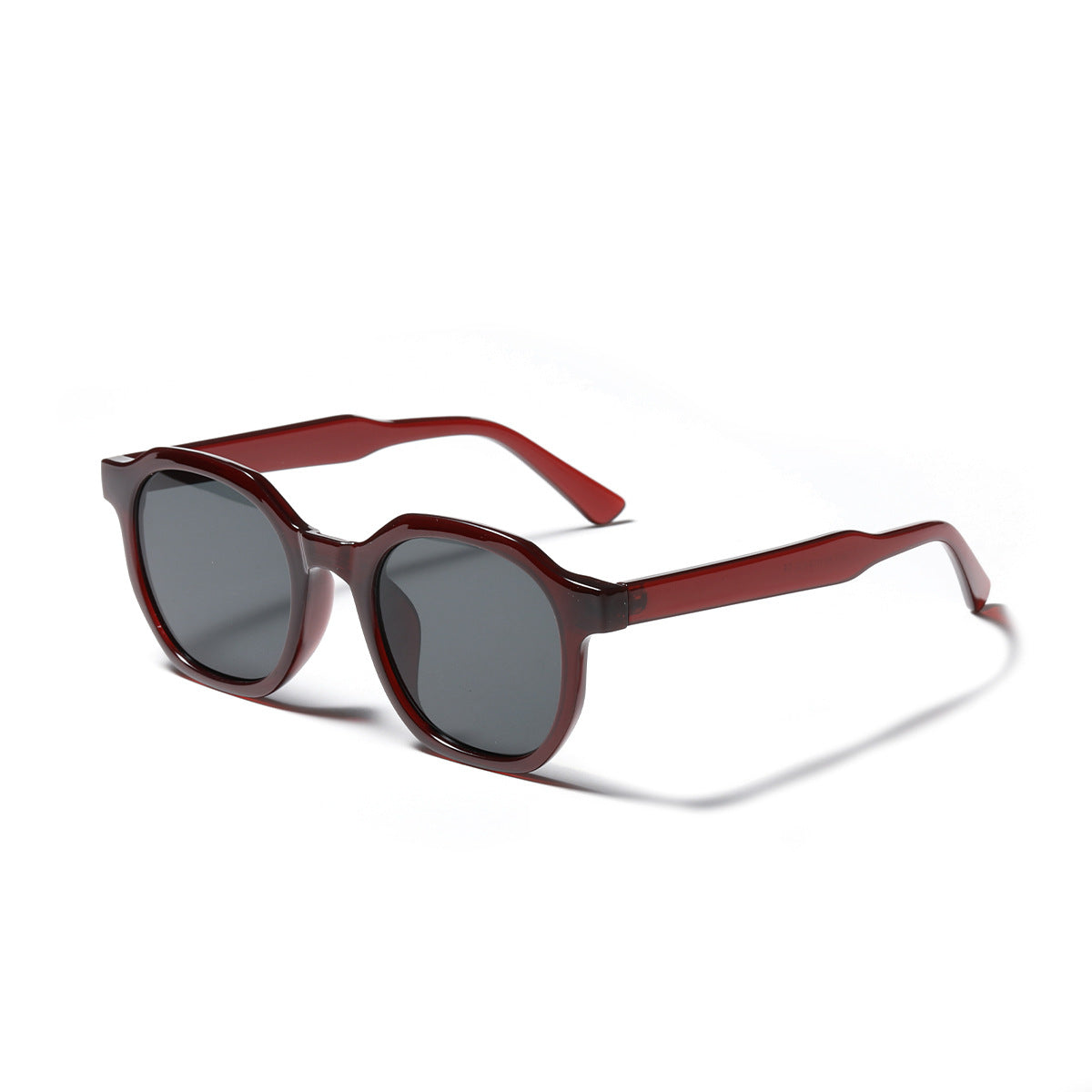 Damen stylische Sonnenbrille mit klarem Rahmen und polarisierten Gläsern Brehn