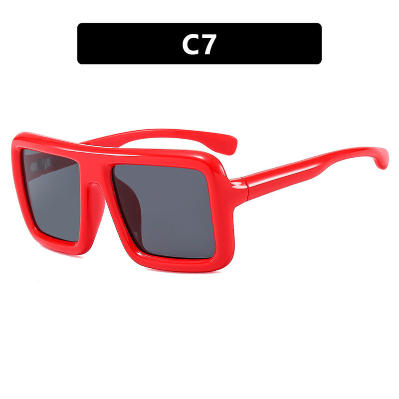 Damen Sonnenbrille im modernen, rechteckigen Design mit hoher UV-Schutzfunktion Brehn