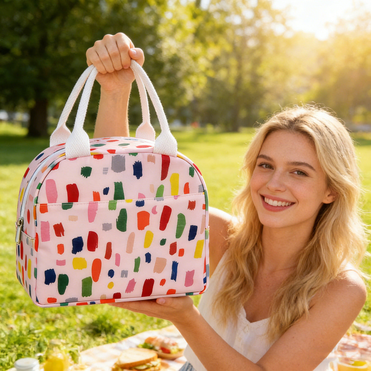 Isolierte Blumenkühltasche