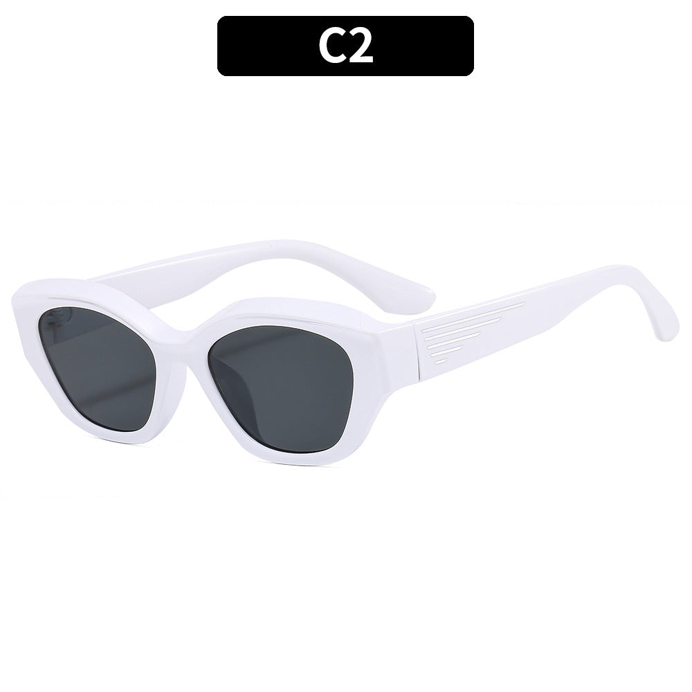 Chic Eckige Sonnenbrille