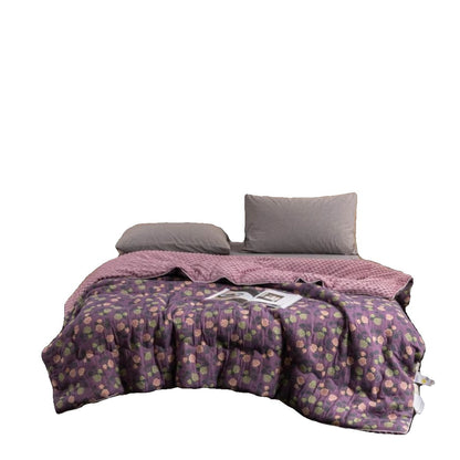 Umkehrbare Texturierte Minky- und Jacquard-Decke