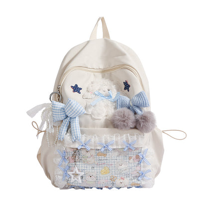 Dekorativer Plüsch-Rucksack Brehn
