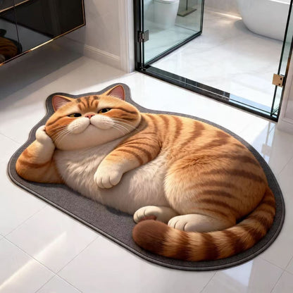 Plüsch Cartoon Katze Teppich