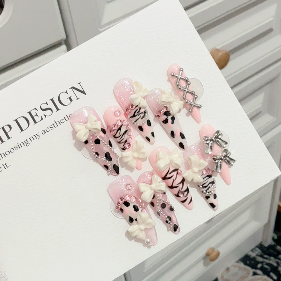 Dekorative 3D Nagelkunst Tipps Set