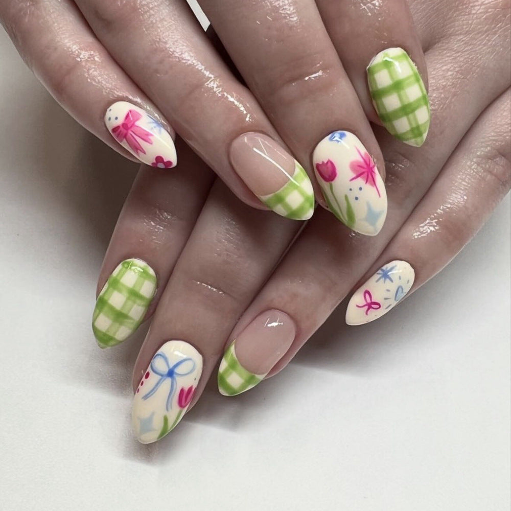 Floral Art Gel Press-On Nägel Brehn