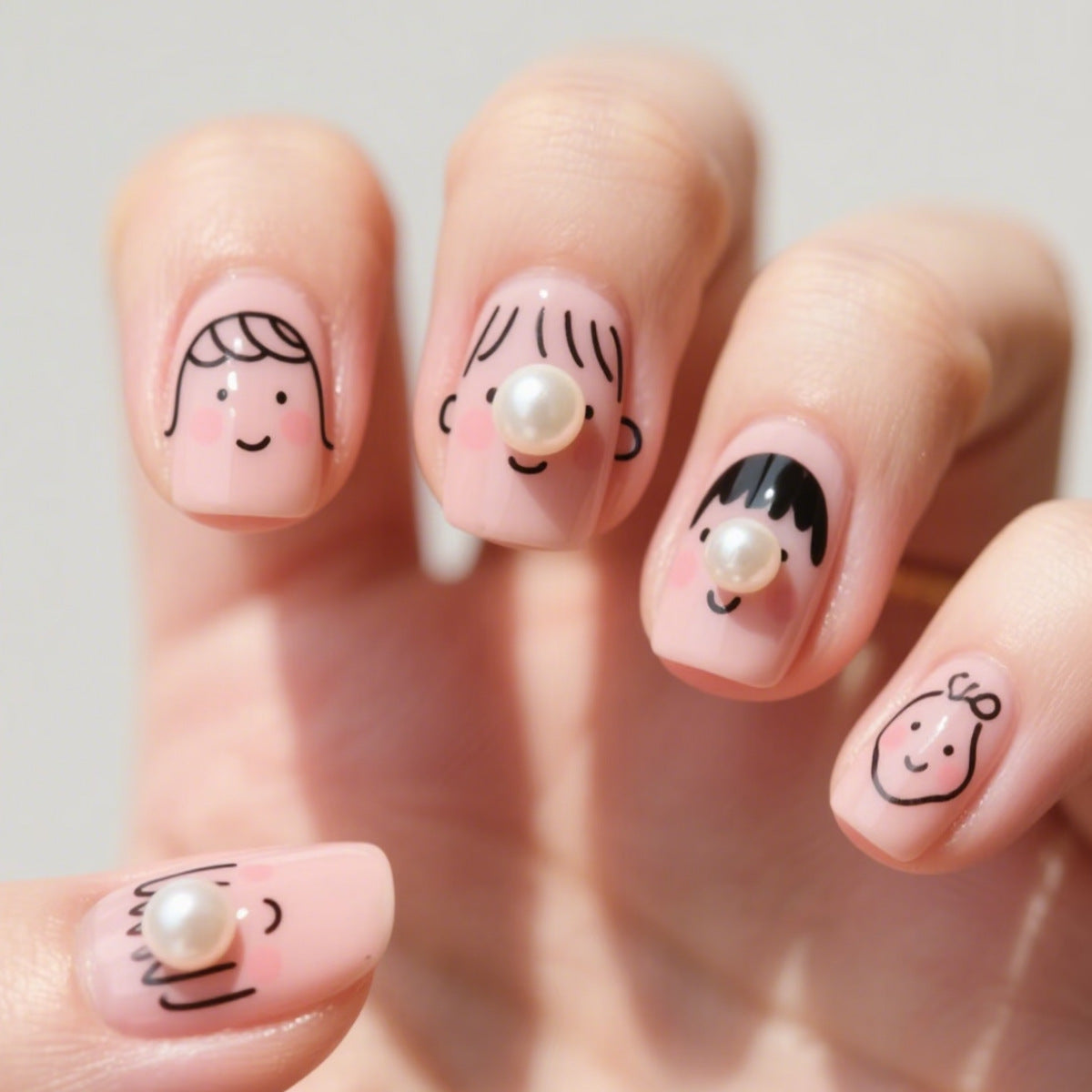Verspielte Charakter Nagelkunst Brehn