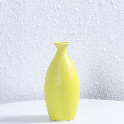 Minimalistischer Texturierter Keramik Blumen Vase Brehn