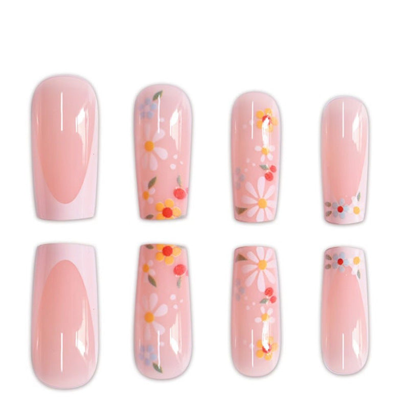 Florale Acryl-Nagelkunst Brehn