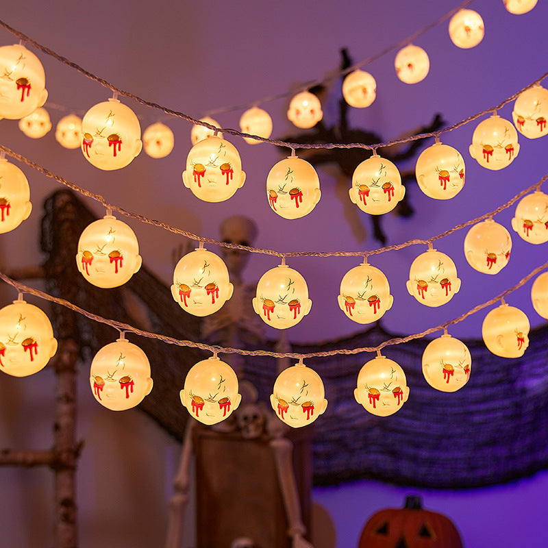 Festliche Geister LED Lichterkette Brehn