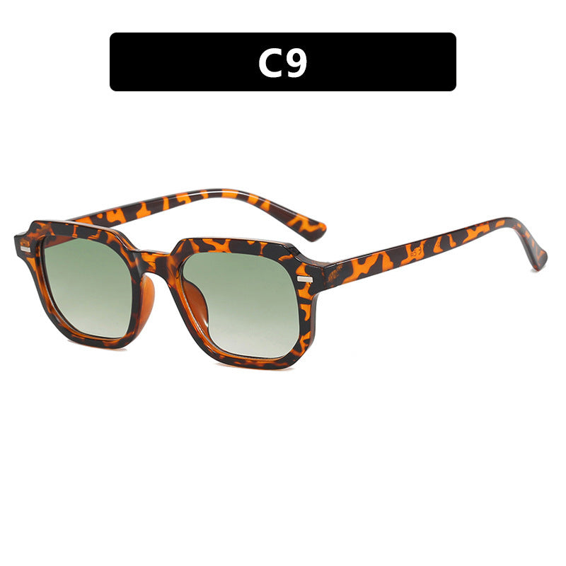 Damen stilvolle Sonnenbrille im auffälligen, geometrischen Design Brehn