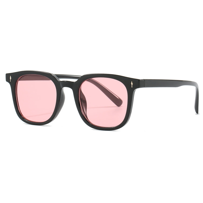 Damen modische quadratische Sonnenbrille mit langlebigem Kunststoffrahmen Brehn