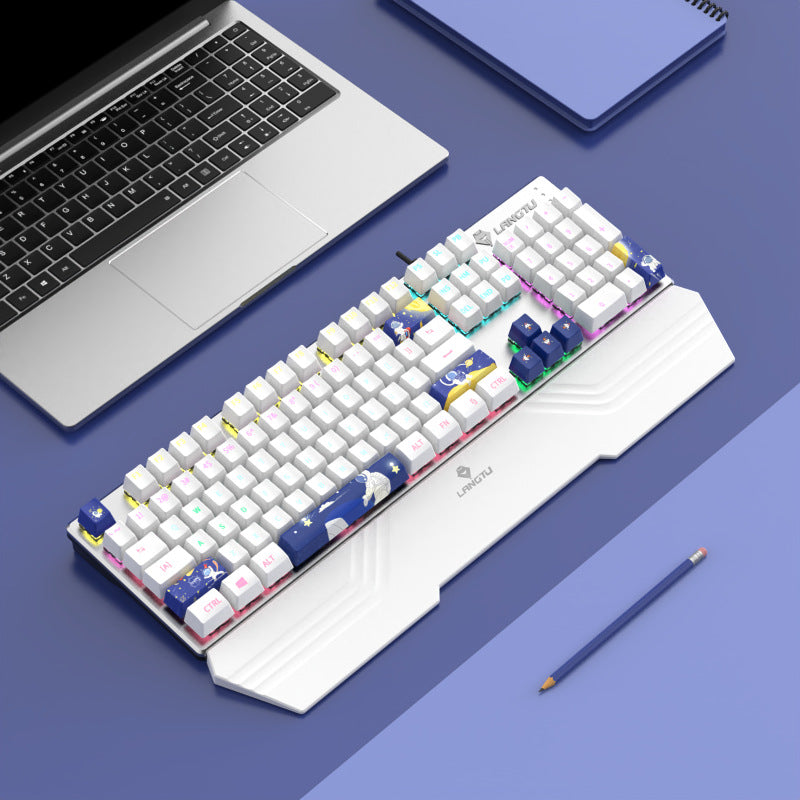 Ergonomische RGB Mechanische Gaming-Tastatur Brehn
