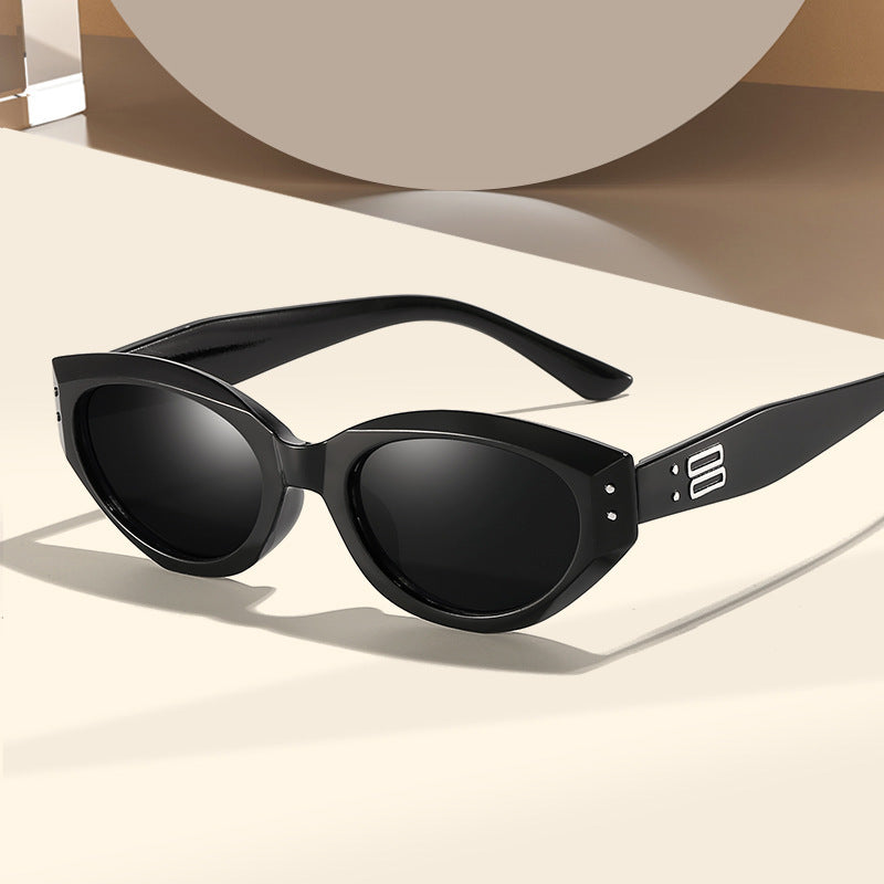 Damen modische Sonnenbrille im zeitgenössischen Stil mit schmalem Rahmen Brehn