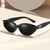 Damen modische Sonnenbrille im zeitgenössischen Stil mit schmalem Rahmen Brehn
